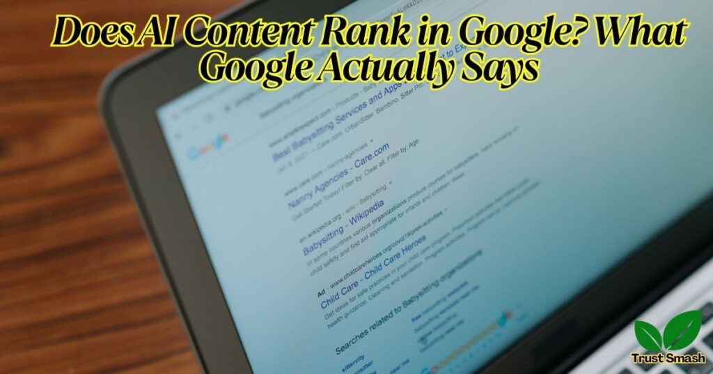 Does AI Content Rank in Google? What Google Actually Says