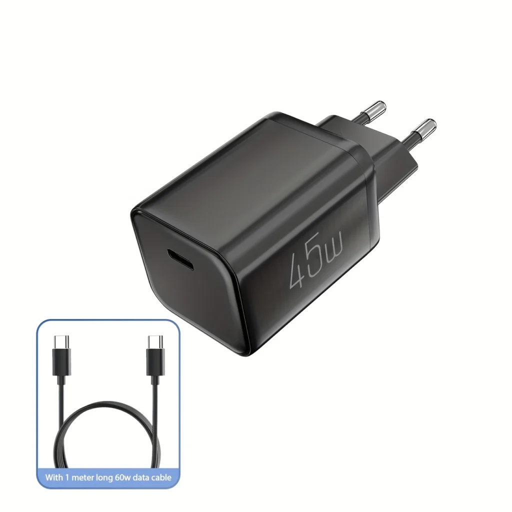 Comparison of traditional vs GaN charger size