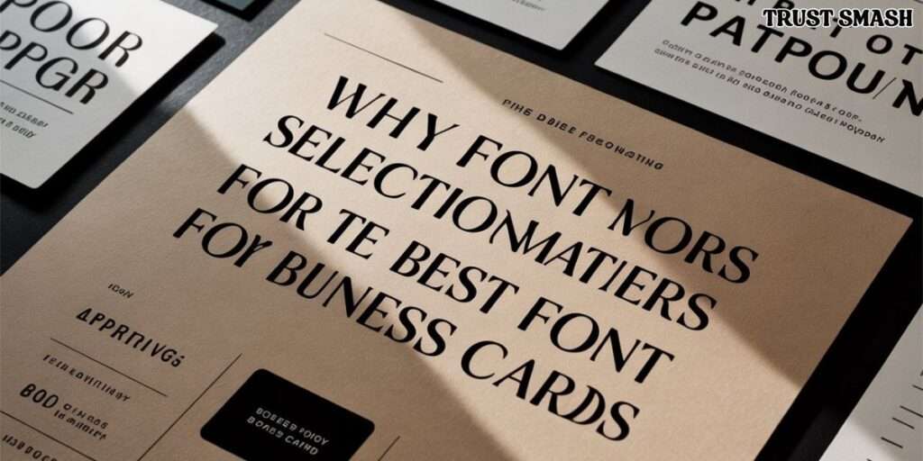 Best Font for Business Cards