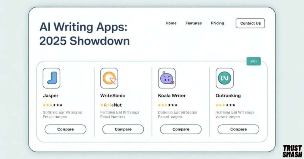 top 5 seo ai writing apps in 2025 free and paid tools