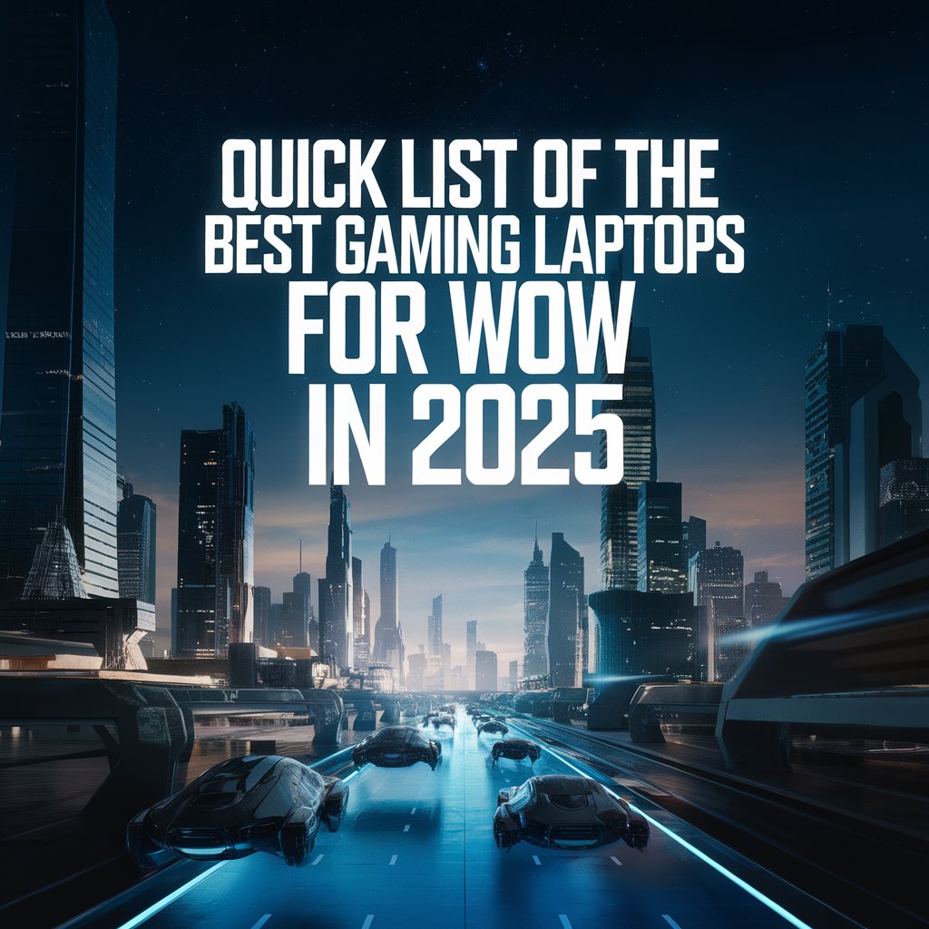 Quick list of the best gaming laptops for WoW in 2025