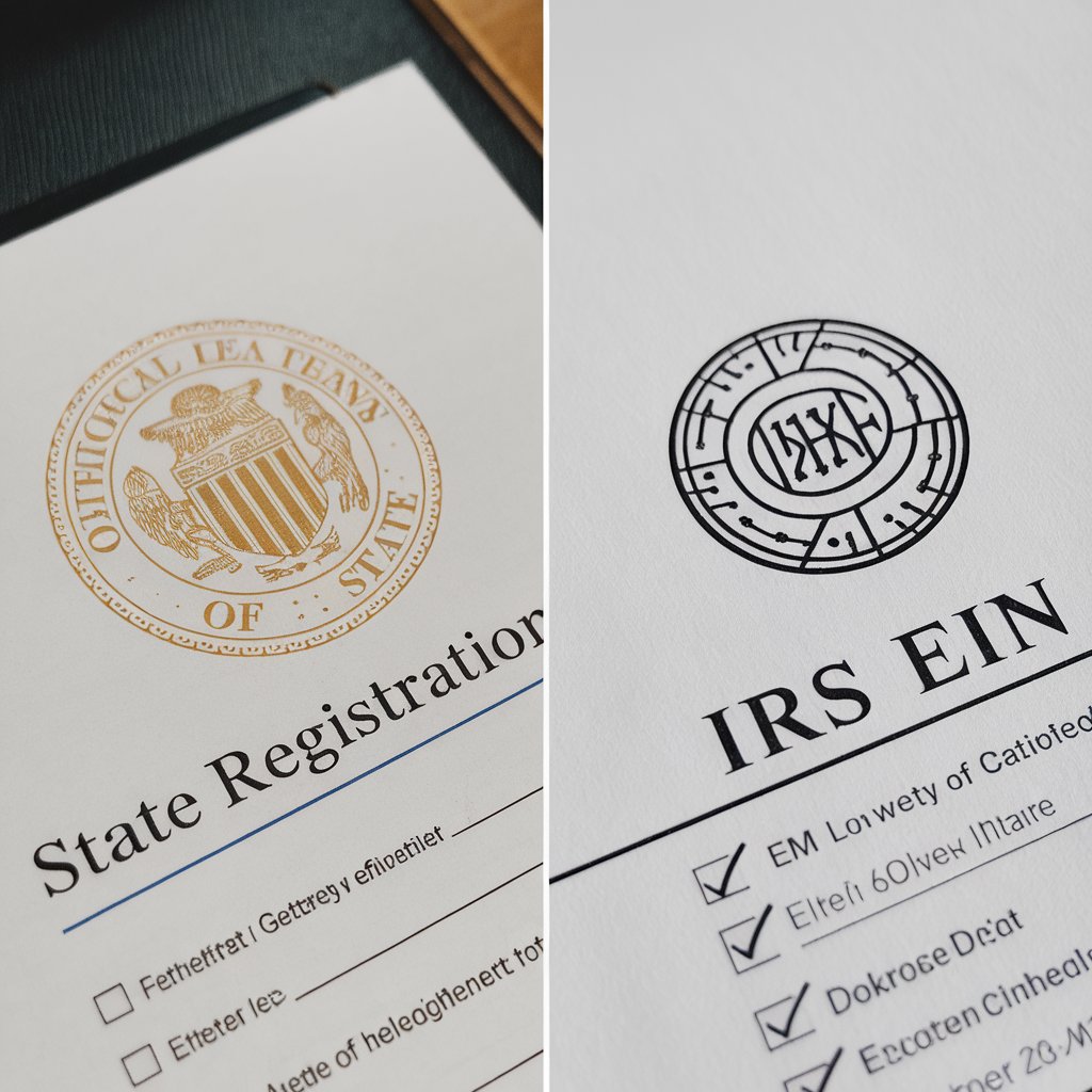Comparison between a U.S. business registration number and EIN.