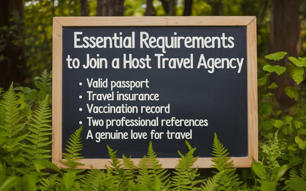 Essential Requirements to Join a Host Travel Agency
