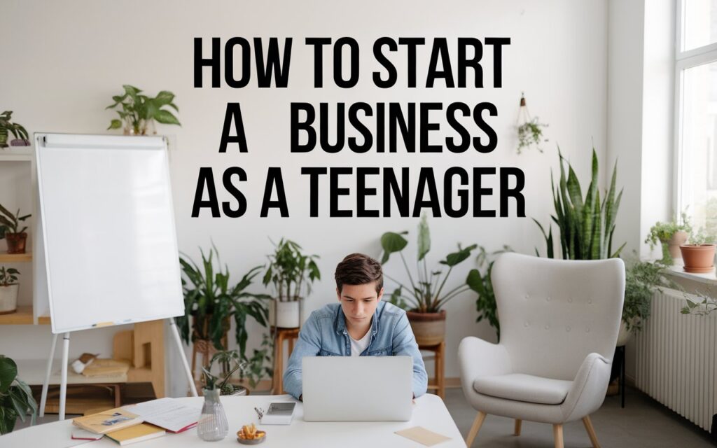 how to start a business as a teenager
