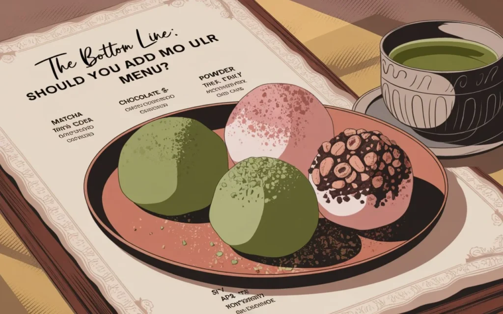 The Bottom Line: Should You Add Mochi to Your Menu?