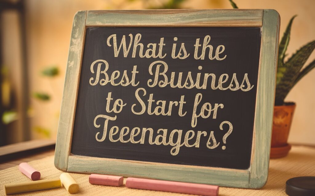 What is the best business to start for teenagers?