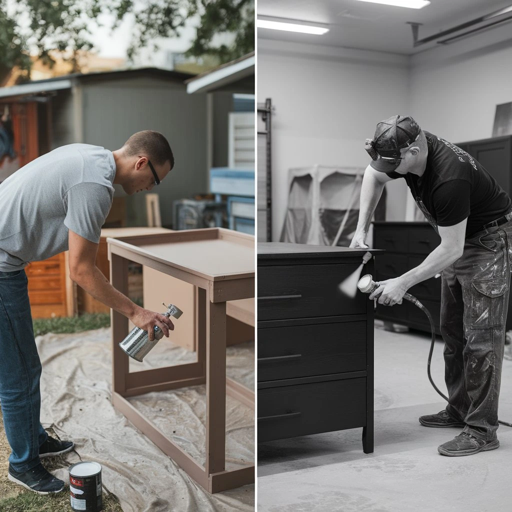 DIY vs professional furniture painting cost comparison
