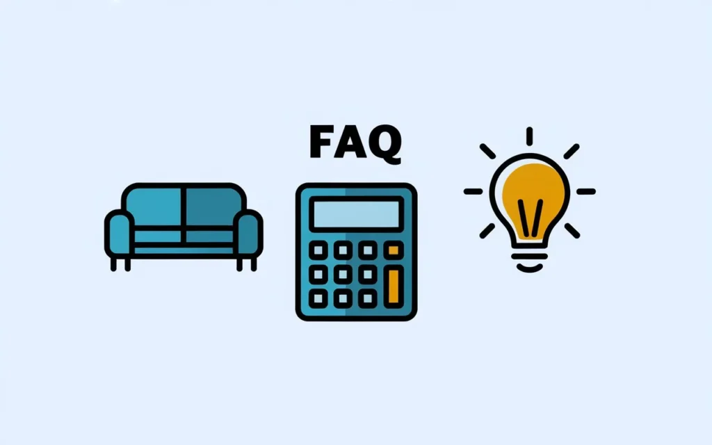 Common questions about how to price used furniture and calculate fair market value.
