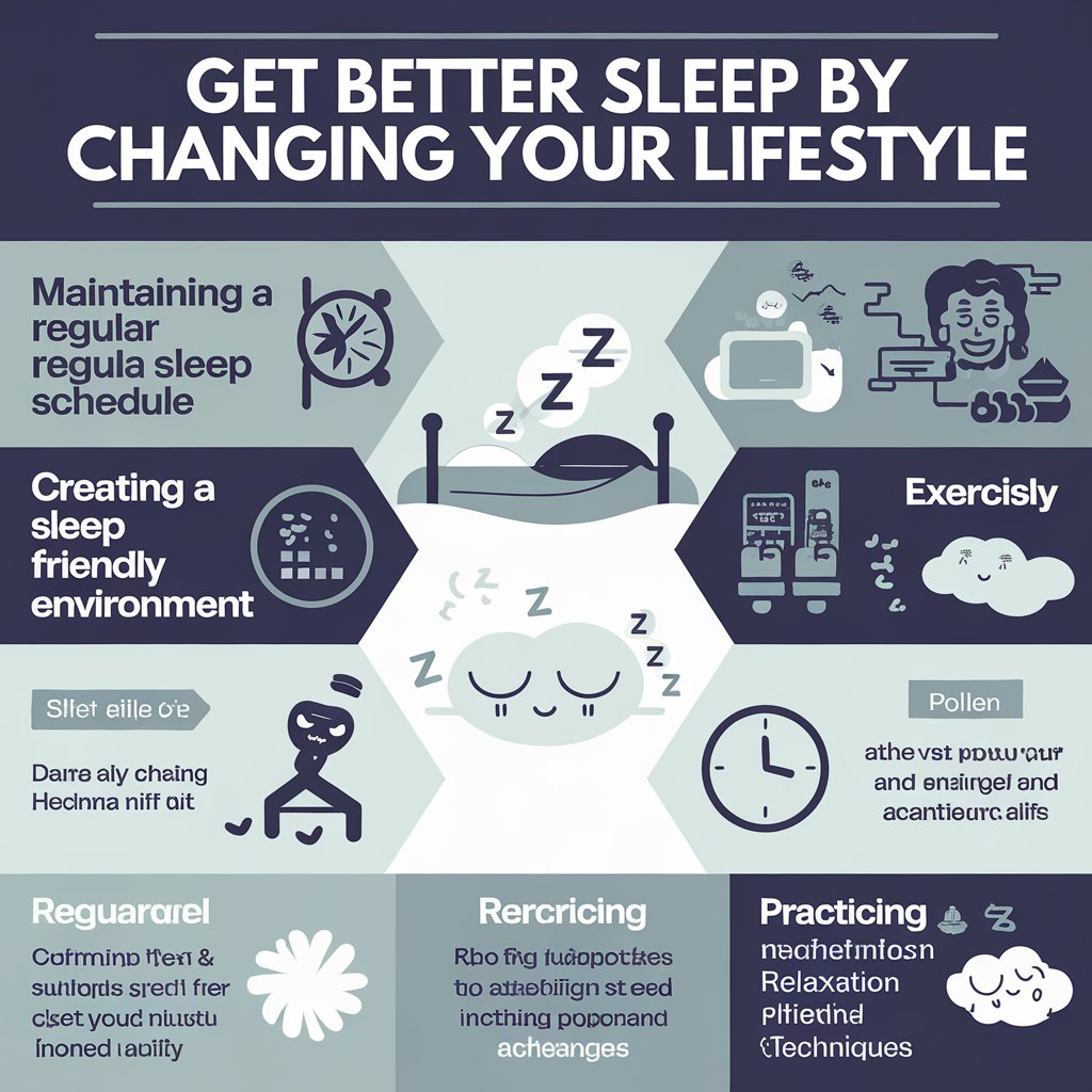 Get better sleep by changing your lifestyle.