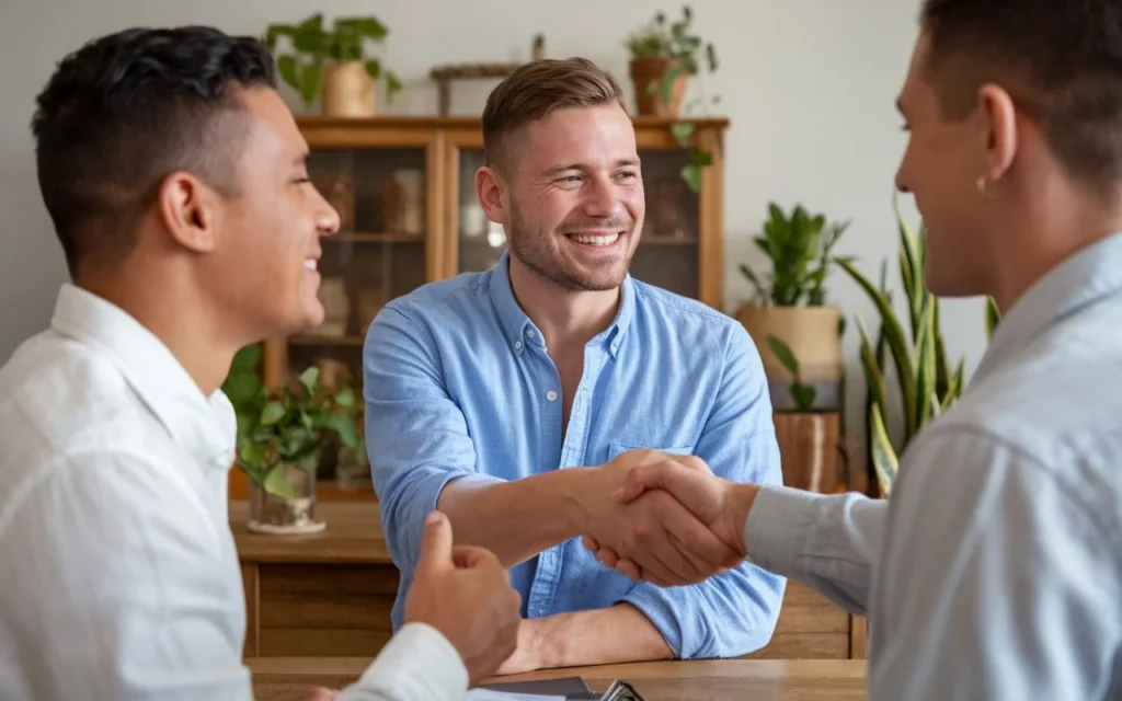 Seller applying pricing psychology and negotiation tips to get best price for used furniture.