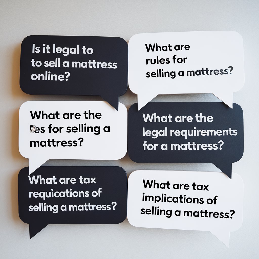 FAQs about selling a used mattress on Facebook Marketplace.