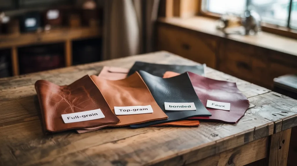 Different leather types and their effect on reupholstery price