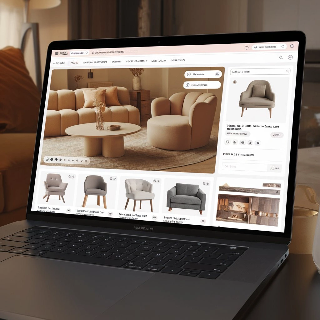 Online platform listing for used furniture buyers in Los Angeles