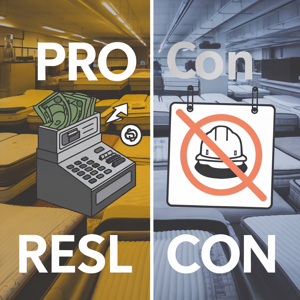 Advantages and disadvantages of selling a used mattress on Facebook Marketplace.