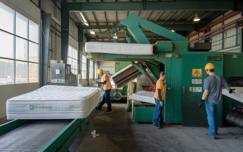 Eco-friendly mattress disposal and recycling in Austin Texas.